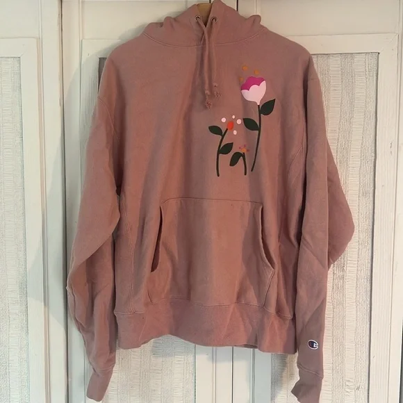 x steffi lynn Onward & Upward Reverse Weave Hoodie by CHAMPION size M - Picture 2 of 7